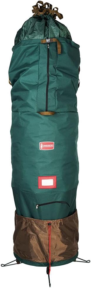 [Upright Tree Storage Bag] - 9 Foot Christmas Tree Storage Bag | Hold Your Artificial Trees up to 9 Feet Tall - Keep Your Fake Tree Assembled | Hides Under Tree Skirt (9' - Large/Bag Only)