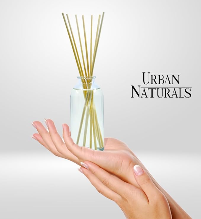Urban Naturals Gingerbread Cookie Reed Diffuser Set - Warm Vanilla, Nutmeg, Cinnamon & Ginger - Made in The USA