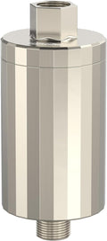 ALL METAL Shower Head Filter – KDF 55 Shower Filter Vitamin C E&A for Hard Water, High Pressure Universal Shower Water Filters to Reduce Toxic Chemicals, Chlorine and Heavy Metals,Brushed Nickel