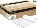 Bagtron 12-16 Gallon Trash Bags, 8 Micron High Density Garbage Can Liners Bulk, 24" x 33", Natural Clear, 1000 Count
