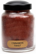 A Cheerful Giver - Cinnamon Twist Baby Scented Glass Jar Candle (6oz) with Lid & True to Life Fragrance Made in USA