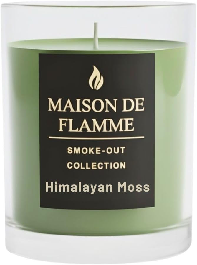 Himalayan Moss Soy Scented Candle – 150g / 5.3 oz Aromatherapy Green Candle, Hand-Poured Soy Wax Blend with Cotton Wick, Long-Lasting Home Fragrance for Relaxation & Bedroom Décor
