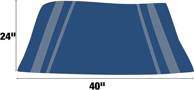 WEST BROS XL Car Drying Towel, 1300 GSM Professional Car Towel with Double Twisted Loop, Car Drying Towels Extra Large Super Absorbent, Microfiber Drying Towels for Cars, Trucks, SUVs - 40"x24", Navy