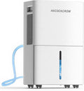 HXCOCKCROW Dehumidifier for Basement Home 1200 Sq. ft, 17 Pints Dehumidifiers with Drain Hose for Bedroom Bathroom Large Room RV, 3 Working Modes, Intelligent Humidity Control, 24H Timer, Auto Defrost