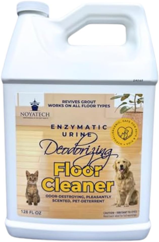 NOYATECH Pet Floor Cleaner – Enzyme-Powered Degreaser for Urine, Odor & Grime | Safe for Tile, Vinyl, Grout & Hardwood | Residue-Free & Pet Safe