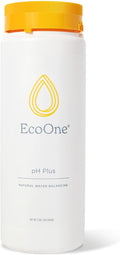 pH Plus by EcoOne | Natural Water pH Increaser for Hot Tub Application | Chlorine-Free, Phosphate-Free Hot Tub pH Increaser | Increases Alkalinity & Neutralizes pH to Prevent Scale & Buildup, 2 Lbs