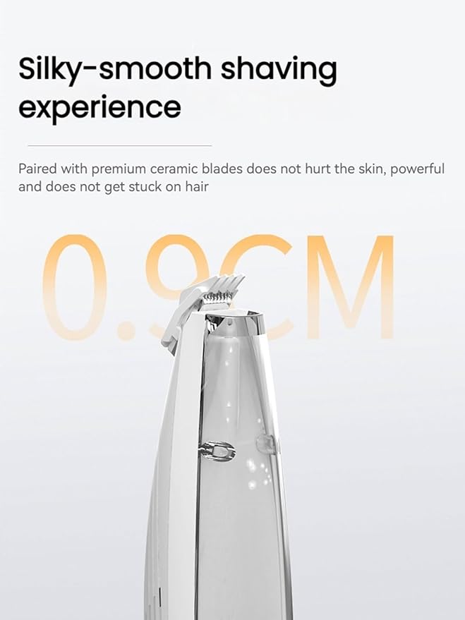 LYNNYUEN Dog Clippers for Grooming, Small Pet Trimmer for Paws & Face, Cordless Pet Paw Hair Trimmer with Vacuum Suction, Low Noise, Washable Blade, 2-Speed Rechargeable Dog Grooming Tool