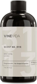 VINEVIDA Scent NO. 3113 Fragrance Oil - 16oz (1lb) - Inspired by: London Fragrance Oil for Candle Making - Made in USA Candle Scents Scents for Soap Making