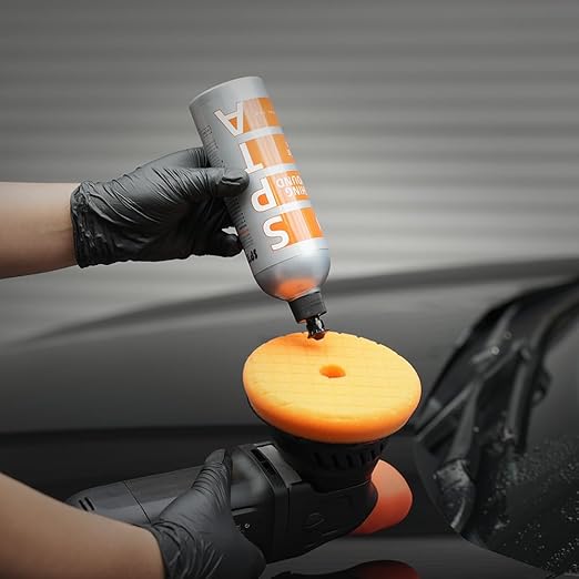 Mix Polishing Compound, SPTA 16.91oz (500ml) Polishing Compound Car Scratch & Swirl Remover Rubbing Compound & Finishing Polish Buffing Compound Swirl Remover for Cars Automotive Paint Correction
