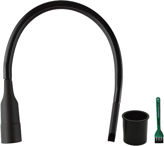 EZ SPARES 25-inch Flexible Crevice Cleaning Tool Replacement for Vacuum Hoses Accepting 1-1/4"(32mm) or 1-3/8"(35mm) Attachment for Home & Car Detailing Removable Brush Head Univeral