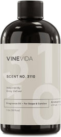 VINEVIDA Scent NO. 3110 Fragrance Oil - 16oz (1lb) - Inspired by: Grey Vetiver Fragrance Oil for Candle Making - Made in USA Candle Scents Scents for Soap Making