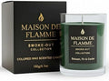 Balsam, Fir & Cedar Scented Candle – 150g / 5.3 oz Soy Wax Blend, Hand-Poured Candle with Cotton Wick & 10% Fragrance Load – Fresh Pine & Cedarwood Home Candle for Holiday