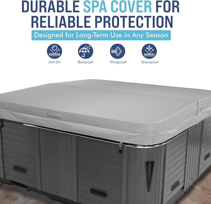 MySpaCover Custom-Made, Durable Hot tub, Spa Cover Replacement, 5 Year Warrantee. EPS Insulation Foam Range 4,5,6" Taper Any Shape and Size up to 96 inch