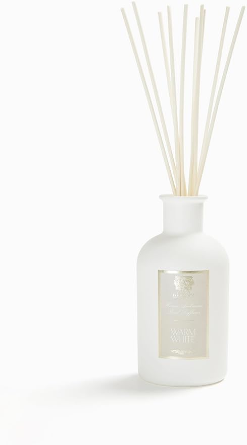 Antica Farmacista Home Ambiance Diffuser - Long-Lasting Reed Scent Diffuser - Luxury Room Freshener Gift - Warm White, 16.9 fl oz