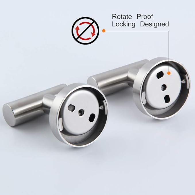 Brushed Stainless Steel Towel Coat Hooks Bathroom Clothes Garage Hotel Cabinet Closet Sponges Robe Hook Wall Mounted Round Kitchen Heavy Duty Bath Door Hanger 2 Pack