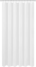 N&Y HOME Extra Long Fabric Shower Curtain or Liner 72 x 92 inch, Hotel Quality, Washable, White Bathroom Curtains with Grommets, 72x92
