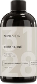 VINEVIDA Scent NO. 3128 Fragrance Oil - 16oz (1lb) - Inspired by: Noir Anthracite Fragrance Oil for Candle Making - Made in USA Candle Scents Scents for Soap Making
