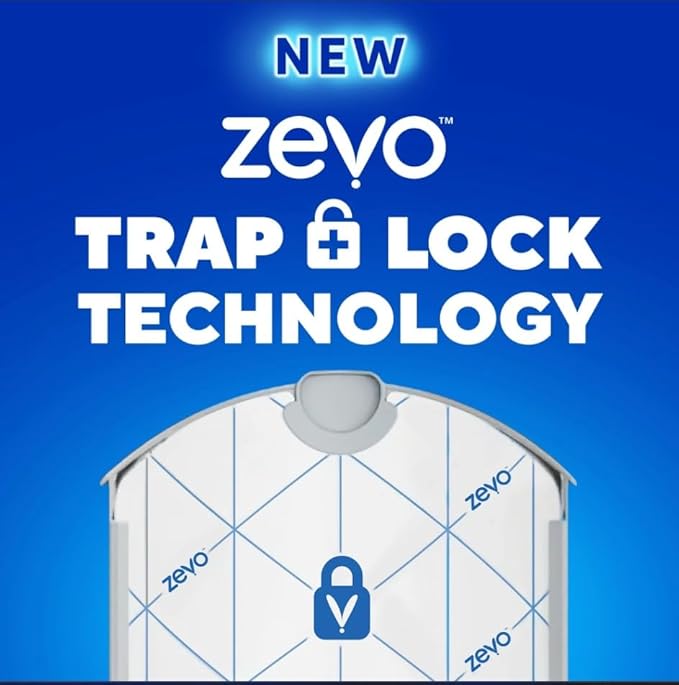 Zevo Plug-in Flying Insect Trap Refills, 2 Cartridges, Safe Indoor Bug Control for Home Use