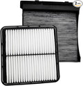 JTBU930-997Engine & Cabin Air Filter Compatible with Subaru Forester (2009-2018), Impreza (2008-2016), XV Crosstrek (2013-2015), Crosstrek Gas (2016-2017), WRX (2015-2021), WRX STI (2015-2018)