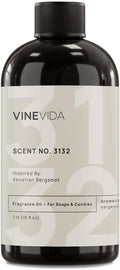 VINEVIDA Scent NO. 3132 Fragrance Oil - 16oz (1lb) - Inspired by: Venetian Bergamot Fragrance Oil for Candle Making - Made in USA Candle Scents Scents for Soap Making