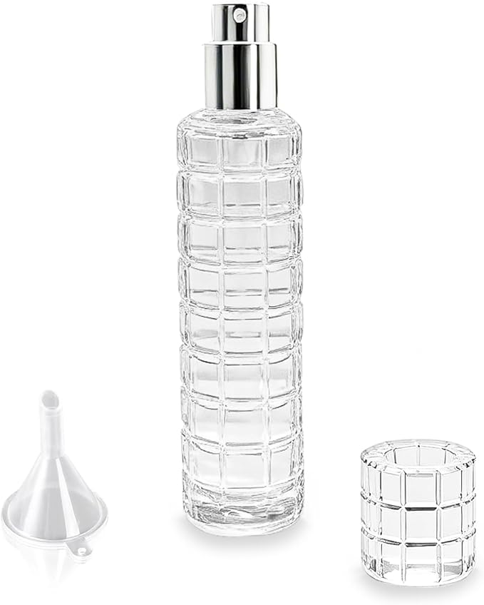 Premium Glass Atomizer Spray Bottle - 30ml Refillable Cocktail & Coffee Mister, Leak-Proof Food Safe Design for Vermouth, Bitters, Essential Oils, Bar & Kitchen