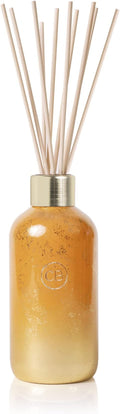 Capri Blue Glimmer Reed Diffuser Set - Includes Diffuser Sticks, Scented Oil, and Decorative Glass Bottle - Home Decor Room Freshener - Capri Blue Home Fragrance - Pumpkin Dulce (8 fl oz)