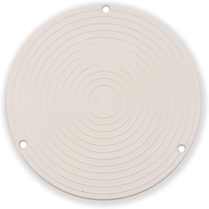 RV204W 7-1/6" Pool Miser White Autofill Lid | Water Leveler Lid | Direct Replacement for RP-204 | Essential Pool Maintenance Accessory (White)