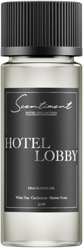 Scentiment Diffuser Oil - Hotel Lobby | Aromatherapy Fragrance Inspired by 5-Star Hotels | Luxurious Scent with Notes of White Tea, Bergamot, Orange Blossom, Amber & Marine (50ml)