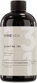 VINEVIDA Scent NO. 1311 Fragrance Oil - 16oz (1lb) - Inspired by: Poivre 23 Fragrance Oil for Candle Making - Made in USA Candle Scents Scents for Soap Making