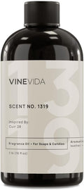 VINEVIDA Scent NO. 1319 Fragrance Oil - 16oz (1lb) - Inspired by: Cuir 28 Fragrance Oil for Candle Making - Made in USA Candle Scents Scents for Soap Making