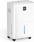 DEVERSE Max 80 Pints Energy Star Dehumidifier for Home/Bedroom/Basement, 4500 Sq.Ft Coverage, with Drain Hose, Smart Humidity Control & Large Tank