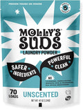 Molly's Suds Original Laundry Detergent Powder | Clean Laundry Detergent Powder for Sensitive Skin | Simple, Effective Ingredients, Stain Fighting | 70 Loads (Unscented)