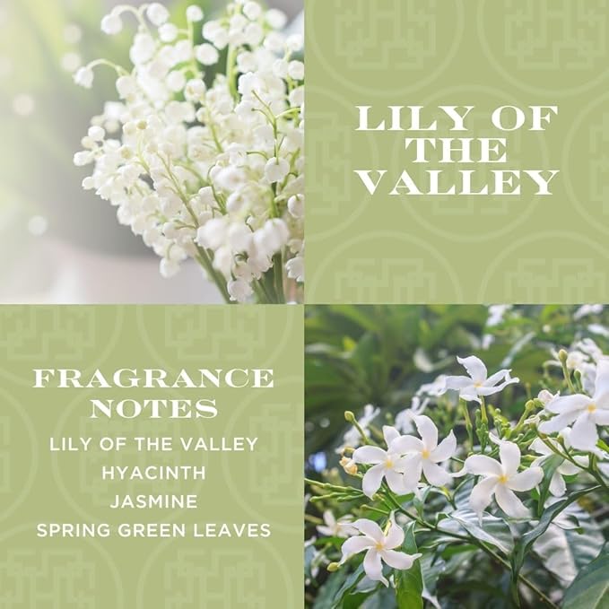 HomeWorx by SLATKIN + CO. Candle- Lily of The Valley, 8 oz. Premium Scented Candle - 25-35 Hours Burn Time