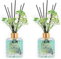 PEANÄK Set of 2 - Eucalyptus Mint Fragrance Oils - Reed diffusers 6.7oz (200ml) 2 Pack of Long Lasting Scents for Home & Office,Living Room & Bathroom Shelf Decor and Gifts