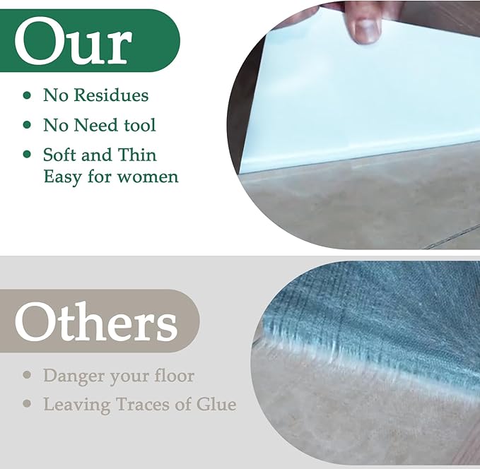 Lareko 54 Sq.Ft,Wood Peel and Stick Floor Tiles,36 Pack Grey Vinyl Flooring (No Adhesive Residue) 36"×6" Waterproof and Non-Slip Laminate Flooring for Renters Bathroom, Living Room (Smoke Grey)