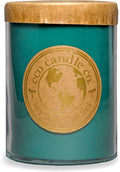 ECO CANDLE CO. Recycled Candle, Botanica, 18 oz. - Scents of Pine, Lavender, & Moss - 100% Soy Wax, No Lead, Kraft Paper Label & Lid, Hand Poured, Phthalate Free, Made from Midwest Grown Soybeans