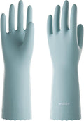 LANON wahoo Skin-Friendly Cleaning Gloves, Unlined Dishwashing Rubber Gloves, Kitchen, Non-Slip, Surf Spray, Small