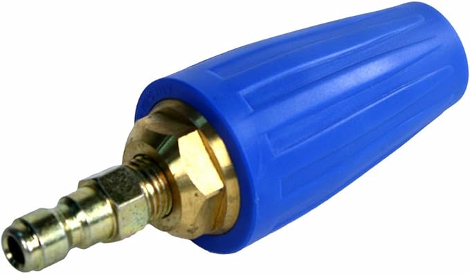Erie Tools Alloy Steel Pressure Washer Rotating Turbo Nozzle 4,000 PSI, 3.0 Orifice, 3.0 GPM with 1/4" Quick Connect Plug