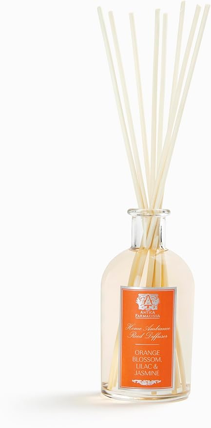 Antica Farmacista Home Ambiance Diffuser - Long-Lasting Reed Scent Diffuser - Luxury Room Freshener Gift - Orange Blossom, Lilac & Jasmine, 8.45 fl oz
