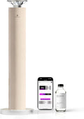 Waterless Scent Diffuser Starter Kit - Alloy Atomization System, Smart Rechargeable Hotel Scent Diffuser, 1500 Sq Ft Coverage, Including 120ml Essential Oil, for Home, Large Room, Spa, Cream