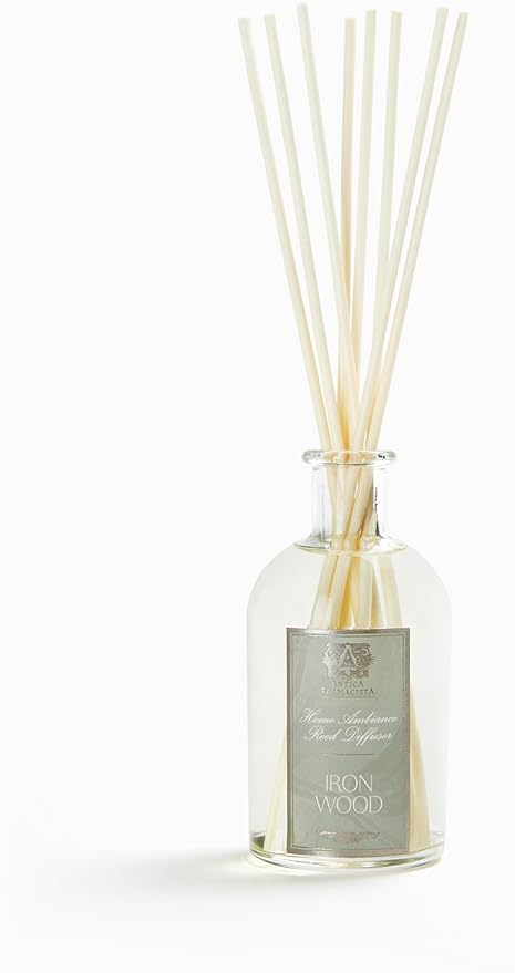 Antica Farmacista Home Ambiance Diffuser - Long-Lasting Reed Scent Diffuser - Luxury Room Freshener Gift - Ironwood, 8.45 fl oz