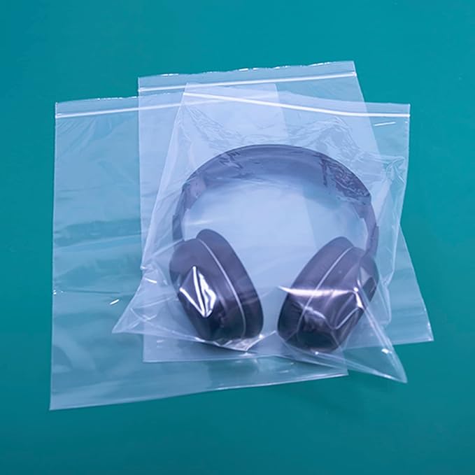 iMailer - 500 Count - 9" x 12" Zip Bags - Clear Reclosable Zip Plastic Poly Bags with Resealable Lock Seal Zipper for Art Prints, A4, Letter Sized Documents, Clothing