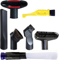 Universal Vacuum Attachments Shop Vac Accessories 1 1/4" and 1 3/8" Vacuum Hose Adapter Kit, Shop Vac Attachments Vacuum Attachment Brush Flexible Crevice Tool - 7 Pack with Brush