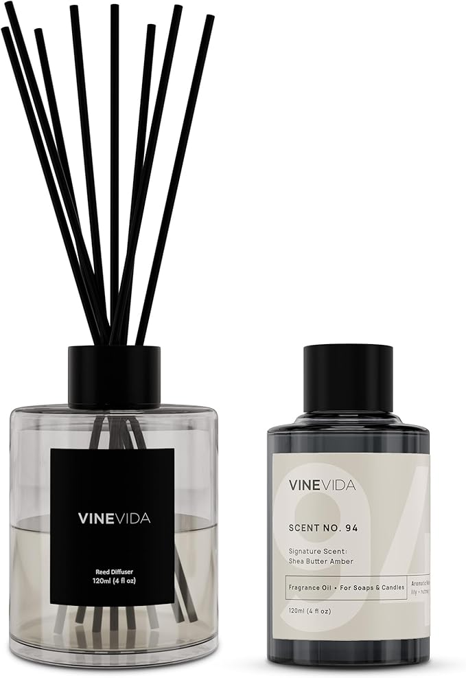 VINEVIDA NO. 94 Reed Diffuser - Shea Butter Amber