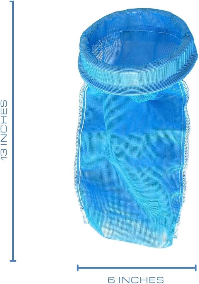 Swimables Large Capacity Leaf Canister Replacement Mesh Bag - Compatible with Inline Hayward Leaf Canister W530 and Replaces Hayward Leaf Canister Basket Mesh AXW538 - Made is The USA