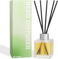 Reed Diffuser, Citrus & Orange Scented Oils Home Fragrance, 3.4fl oz(100ml) Long Lasting Fruity Air Freshener, Essential Oil for Bathroom Guest Room Decor (1-Pack)