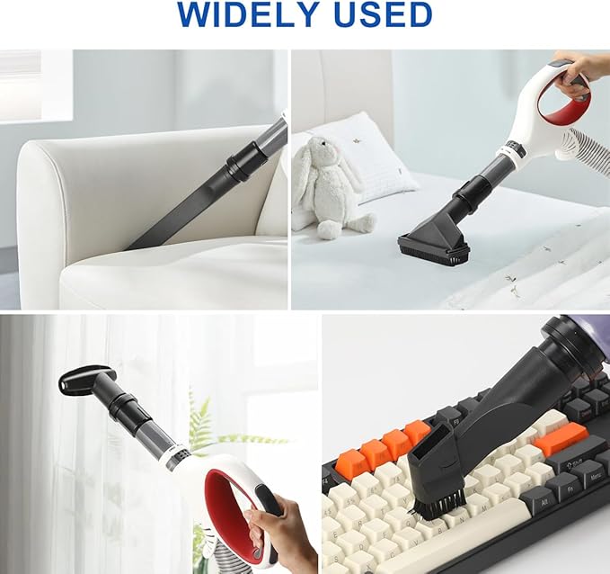 LANMU 1 1/4 Inch(32mm) Vacuum Attachments Compatible with Shark Navigator Lift-Away NV360 NV352 NV356E, NV501 & Rocket HV301 HV322 Vacuum, Accessories Kit with Adapter for Home, Car Interior Cleaning