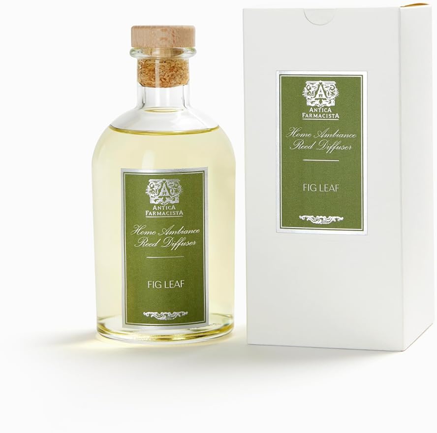 Antica Farmacista Home Ambiance Diffuser - Long-Lasting Reed Scent Diffuser - Luxury Room Freshener Gift - Fig Leaf, 8.45 fl oz