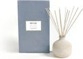 Blueme Balance Diffuser | White Lotus & Tea | 5.92 Fl Oz - Refillable Wellness Diffuser, Contains Essential Oil, Sustainable, Hand Finished, Premium, Luxury Ceramic, Natural Rattan Reeds, | Small