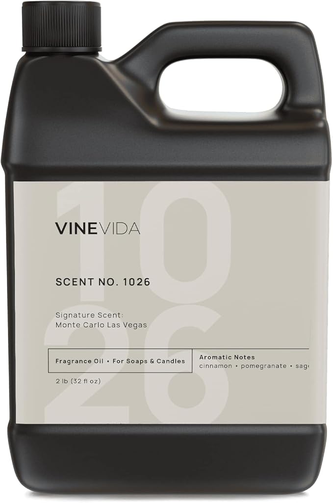 VINEVIDA Scent No.1026 Monte Carlo Las Vegas Fragrance Oil for Cold Air Diffusers - 32oz (2lbs) - Luxury Hotel Aroma - Long-Lasting Scent